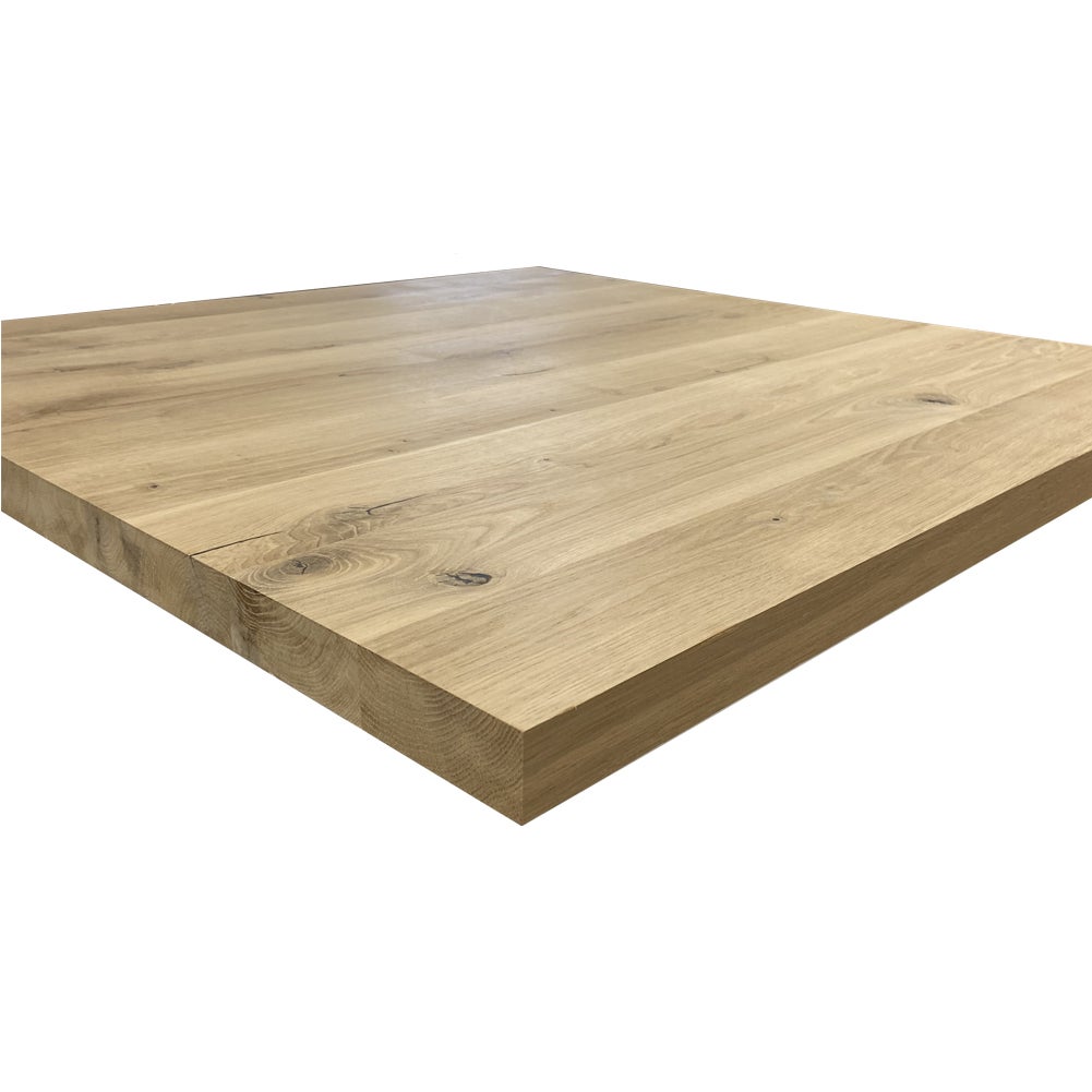 Plateau chêne massif pleines lames 1600 x 900 x 40 mm FSC mixte - 3