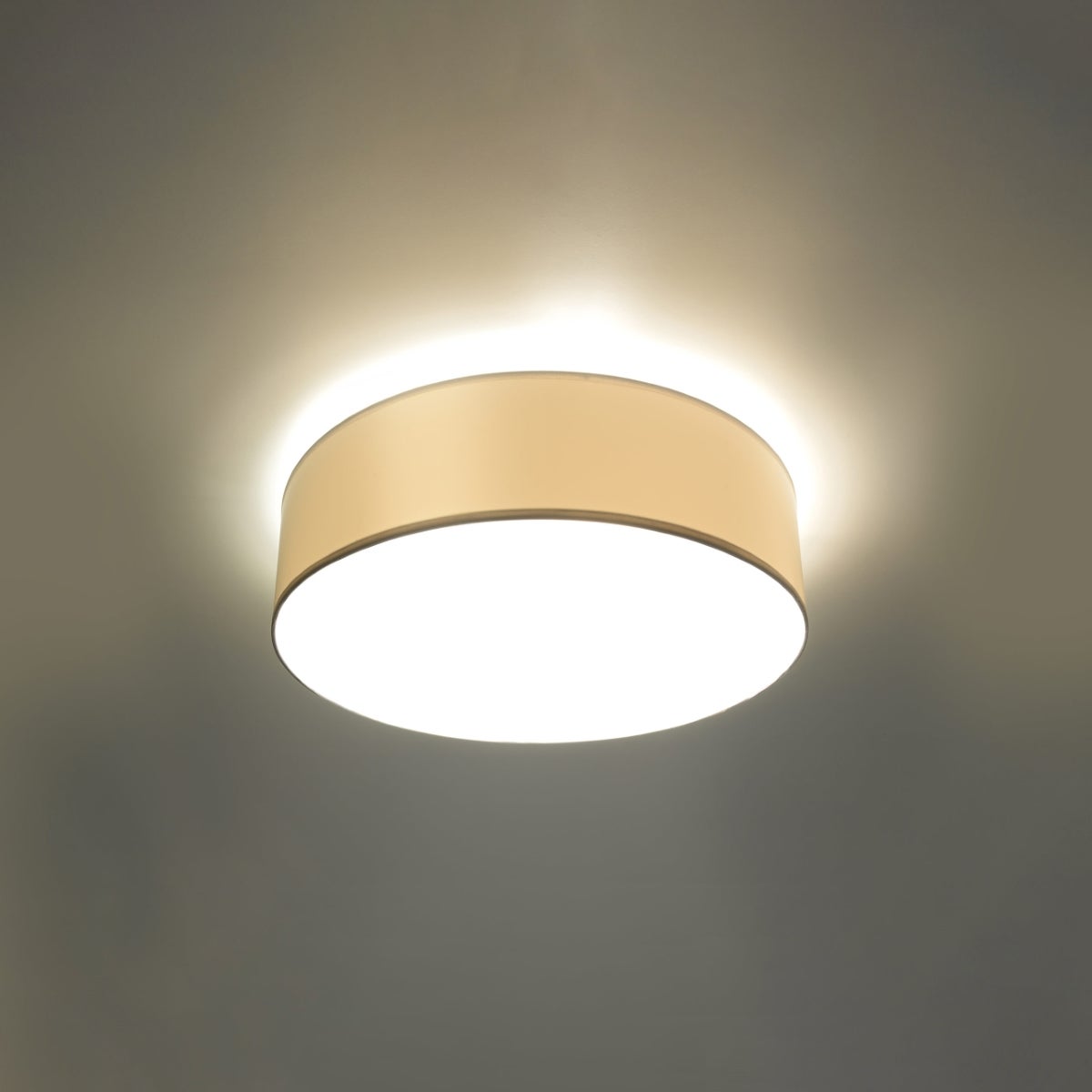 Plafon CERCLE 35 biała LED 3000K - 35x35x11cm Sollux