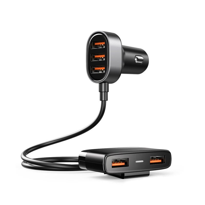 Ładowarka samochodowa Multi USB 6,2 A/12 V z kablem 1,5 m, 5 portów USB