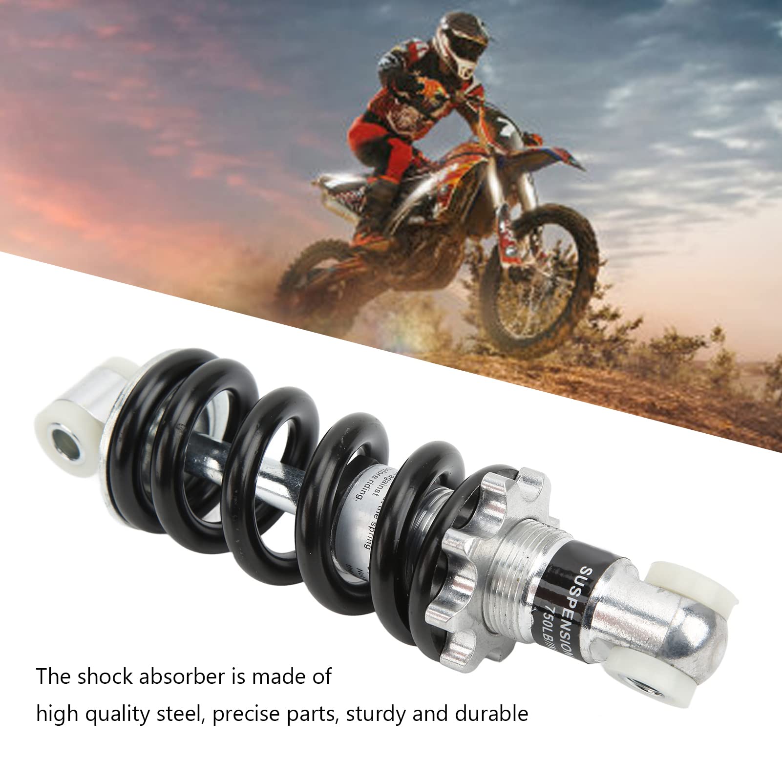 Ammortizzatori per bicicletta 150mm 750LBS Ammortizzatori per mountain bike moto - 3