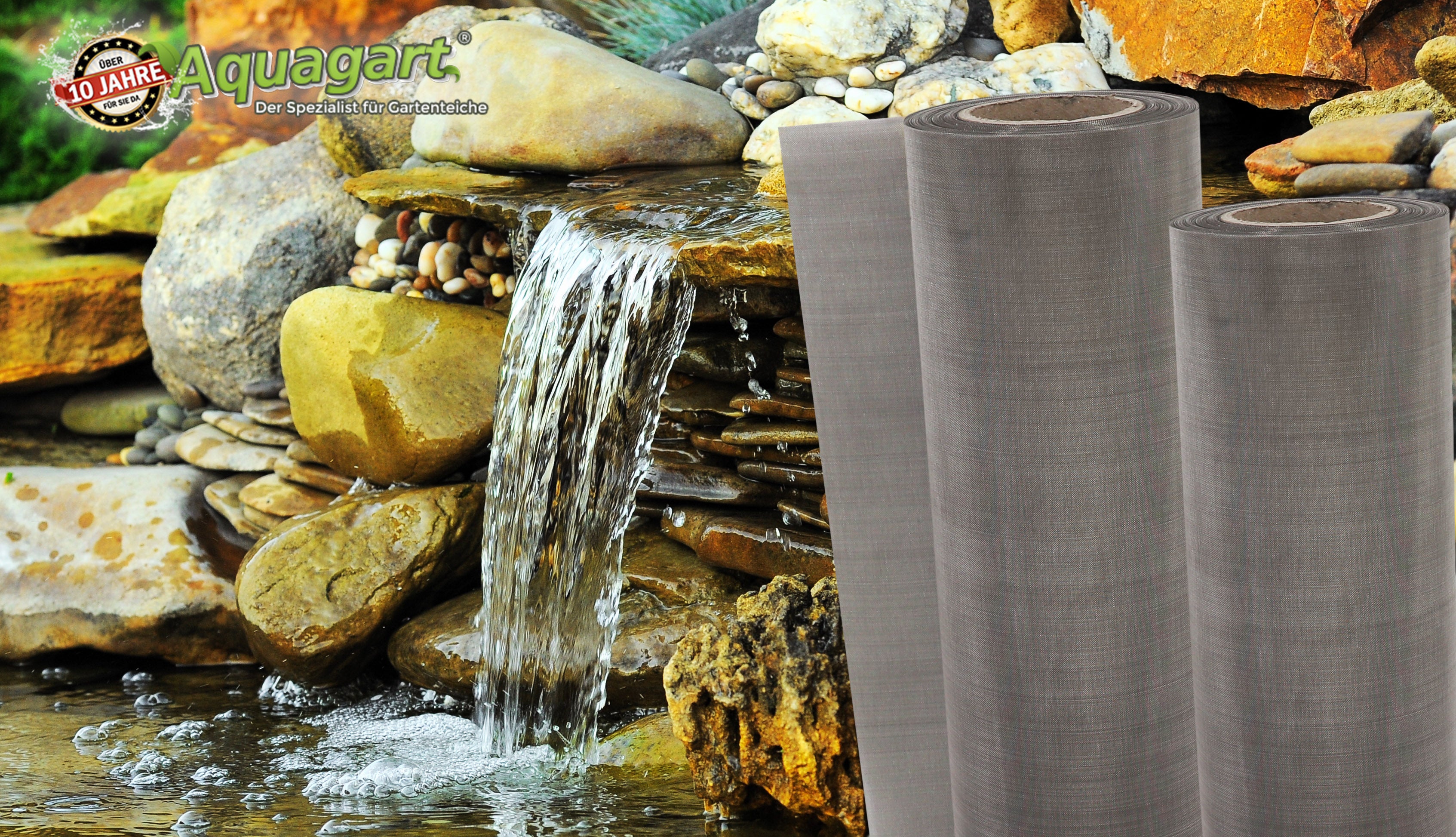 Malha de aço inoxidável de 60 cm x 40 cm para filtro de peneira lagoa de peneira curva - 2