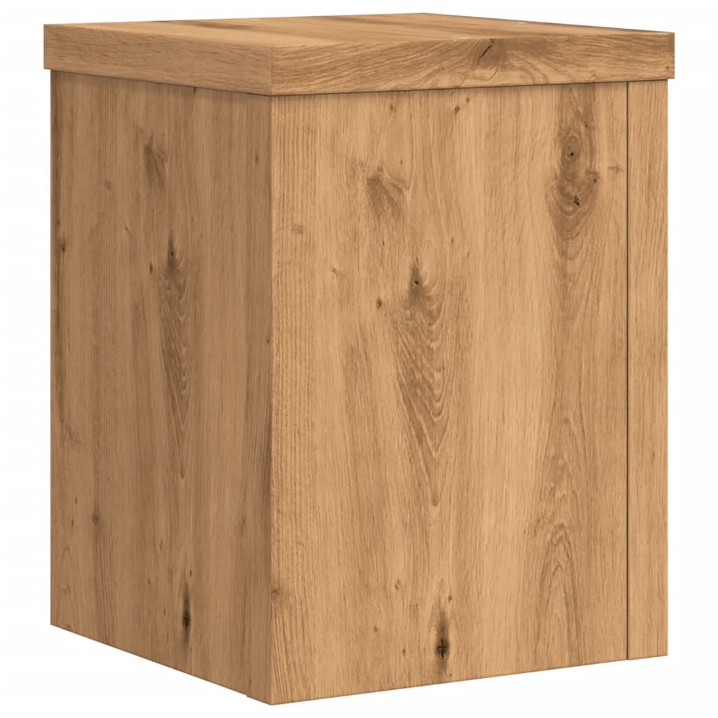 Maison Exclusive - Supports pour plantes 2 pcs chêne artisanal bois d'ingénierie - 7
