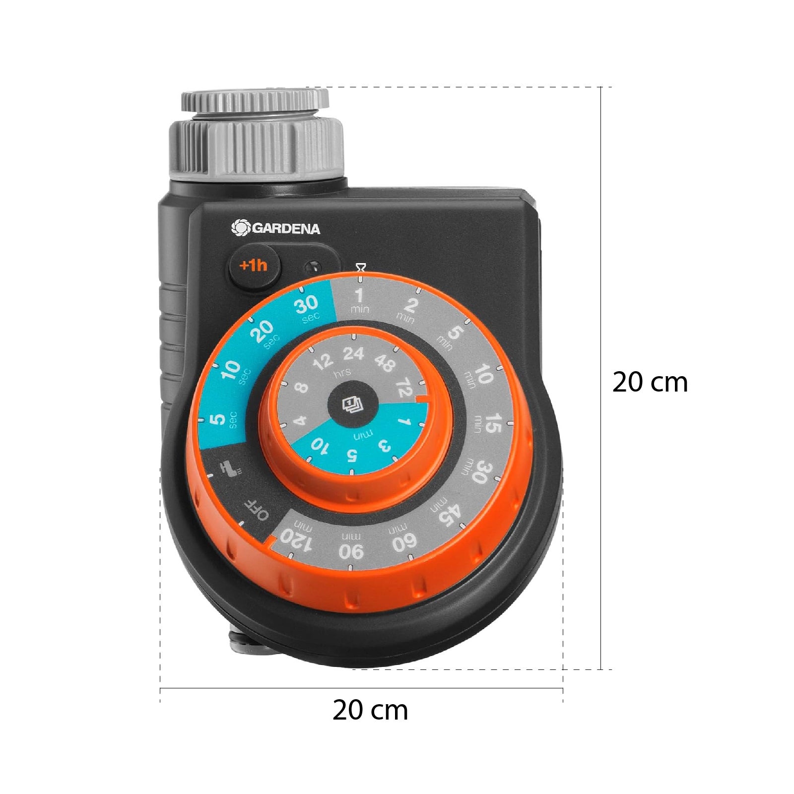 Programmatore di Irrigazione Automatico Gardena EasyPlus | Compatibile con Rubinetti con Filettatura da 26,5 e 33,3 mm - 4