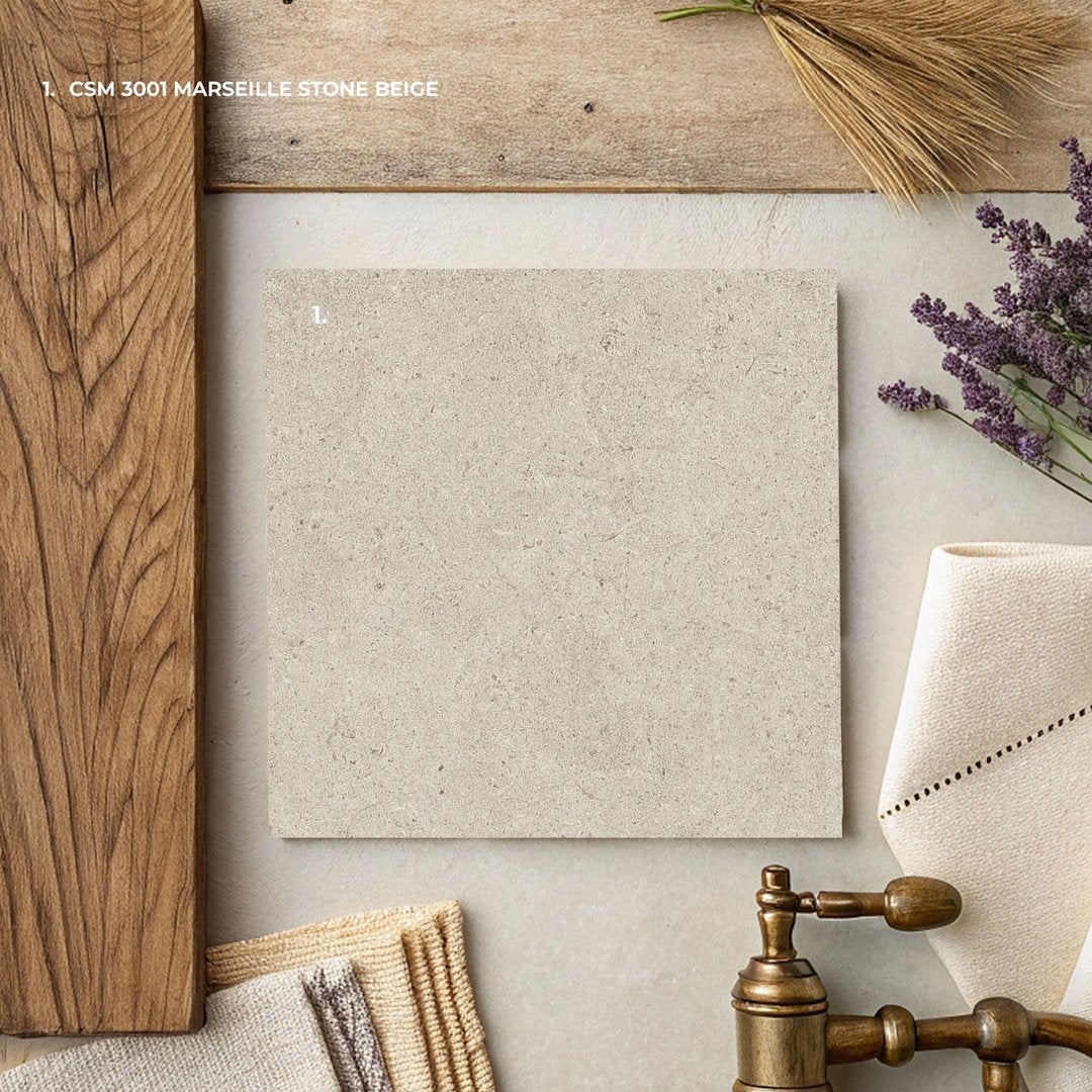 Pietra di Marsiglia Beige Outdoor - Piastrelle 30,4x30,4 cm R11 9 mm - CSM 3001 30x30 GRIP R11 9 mm - 5