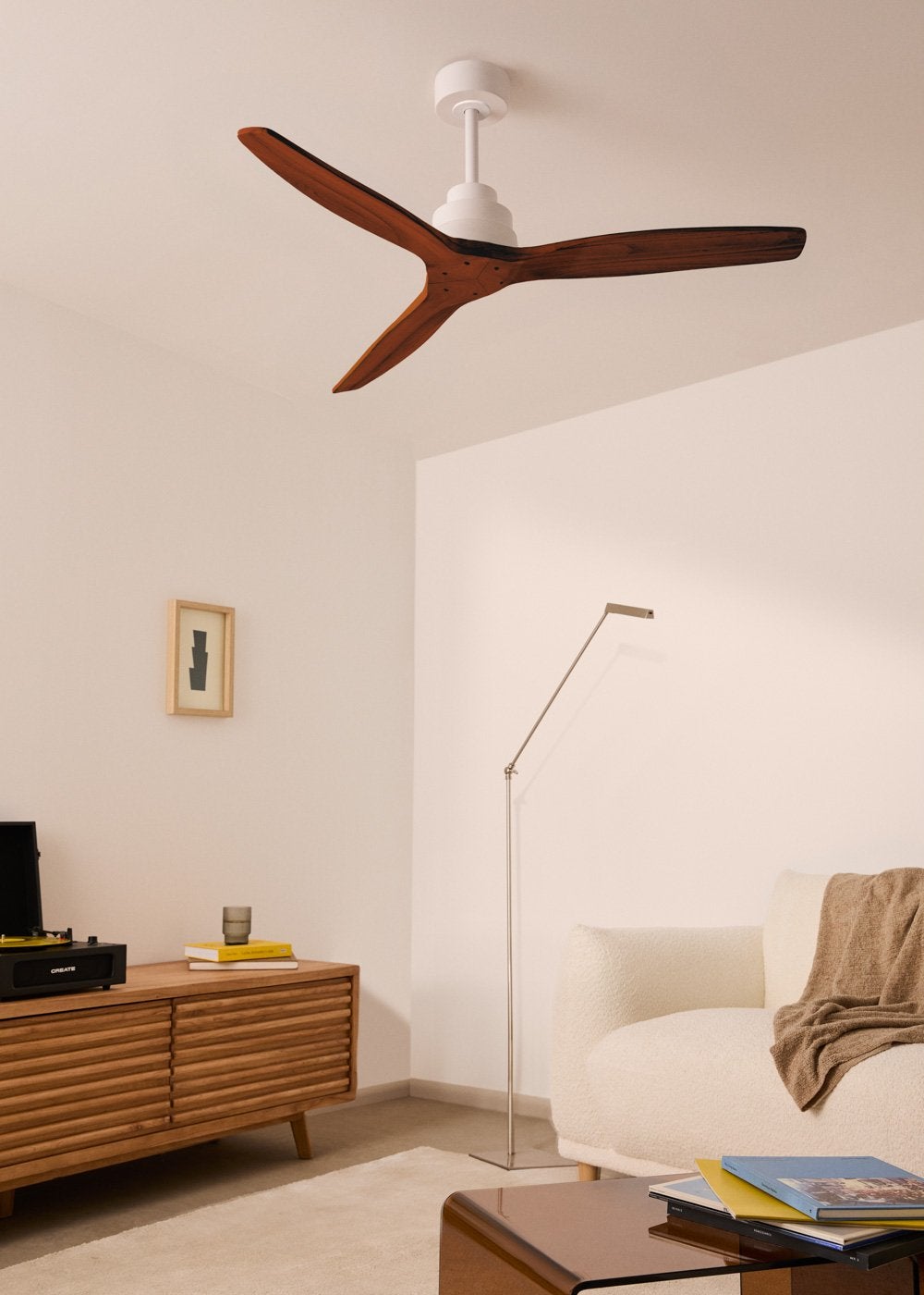 CREATE - WIND STYLANCE - Ventilador de techo 40W silencioso 100% madera