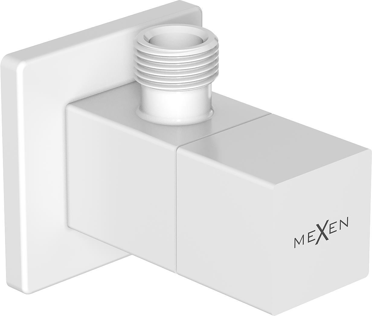 Mexen S zawór kątowy do baterii 1/2"x3/8", biały - 79971-20