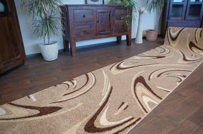 Chodnik KARMEL FRYZ - COFFEE orzech 100 cm 100x140 cm - 4