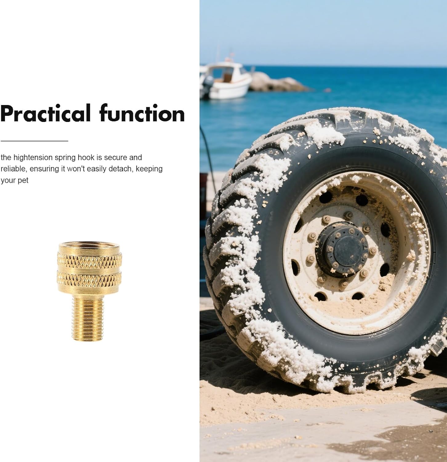 3 Pièces Adaptateurs de Valve de Pneu Camion Embouts de Gonflage pour Compresseur Air Accessoires pour Gros Pneus Agricoles et Poids Lourds - 6