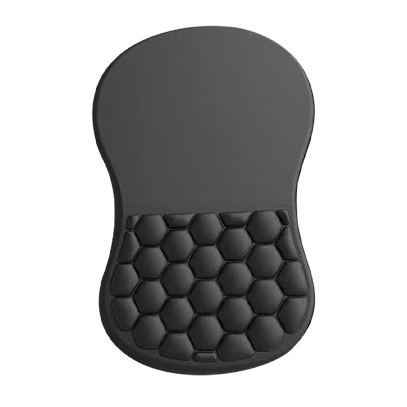 Ergonomiczna podkładka pod mysz z podpórką pod nadgarstek, wyposażona w piankę memory foam i antypoślizgową gumową podstawę - 2