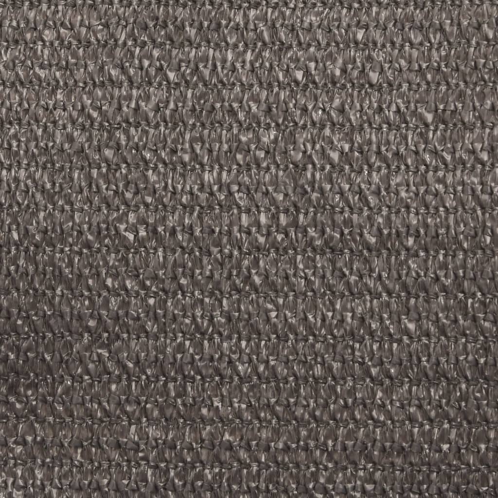 Żagiel przeciwsłoneczny 160 g/m² Antracyt 4,5 x 4,5 x 4,5 m HDPE