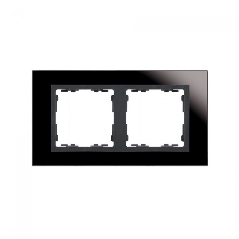 Simon Marco 2 Elementos Nature Cristal 82 Nature 82827-32 Negro , Leroy Merlin