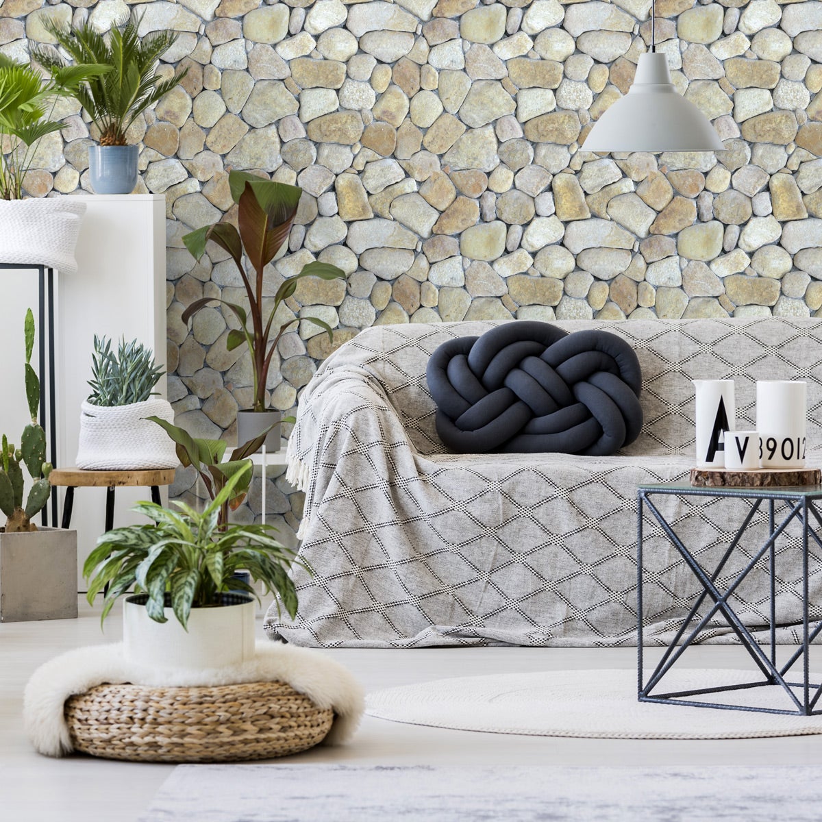 Adesivi materiale materiali naturali di ghiaia - Sticker adesivo - adesivi murali - 40x40cm - 3