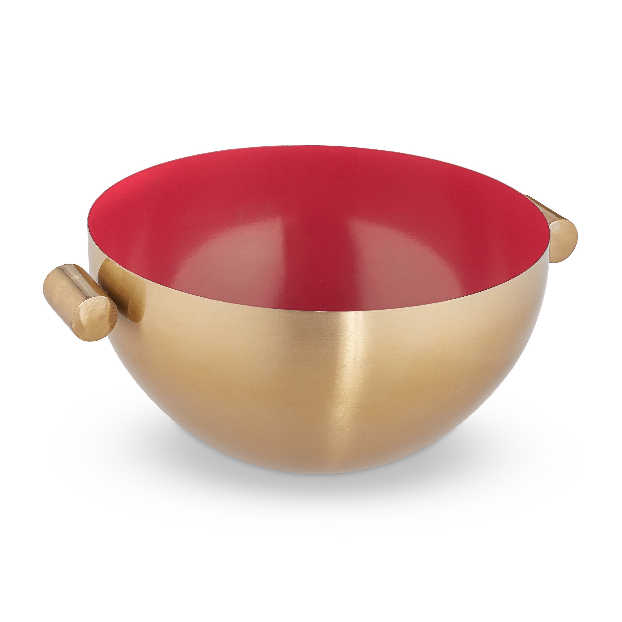 Relaxdays Ciotola da Portata, Insalatiera, Ø 24,55 cm, Rotonda, Accio Inox, Tavola e Cucina, Snack e Impasti, Oro Rosso - 8