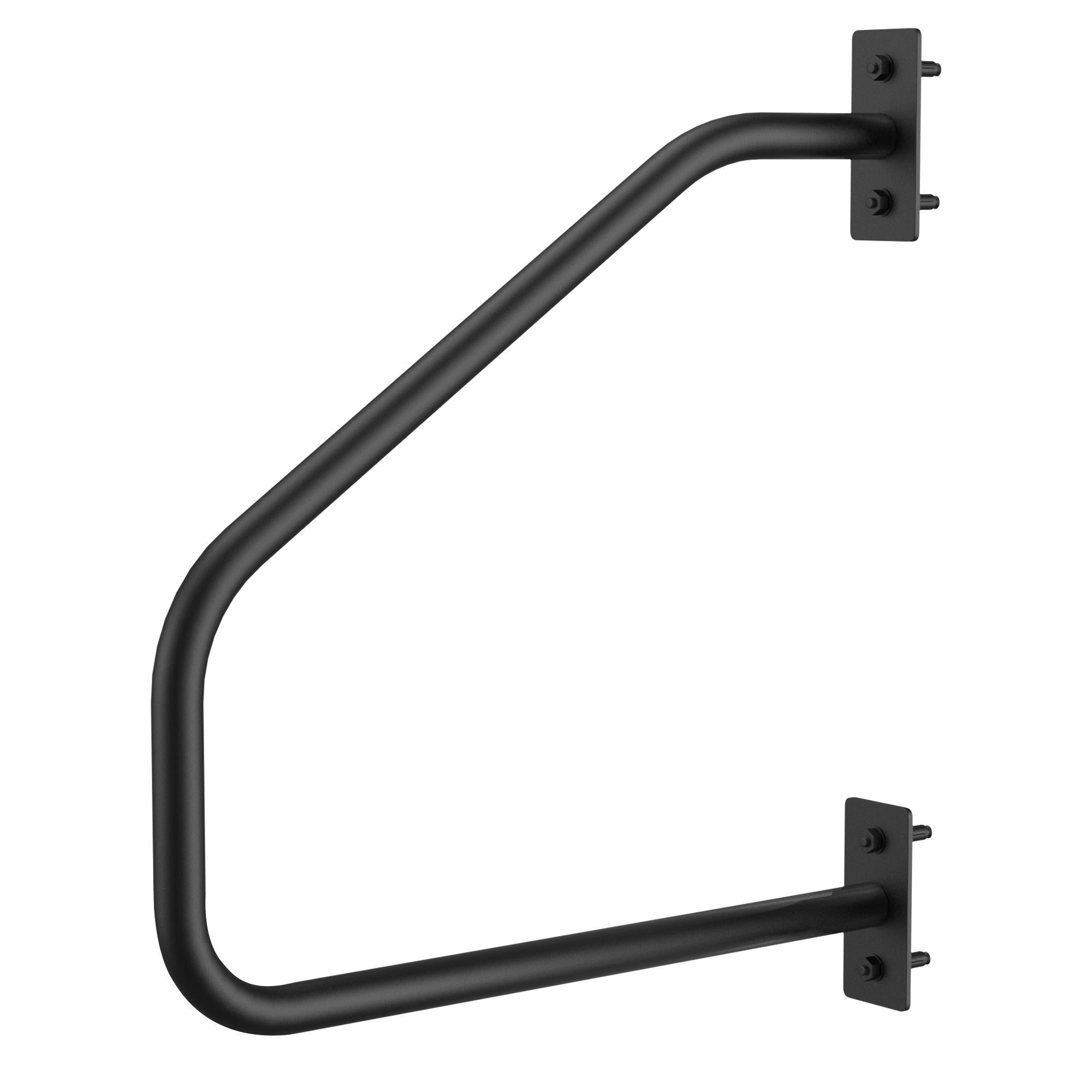 Uchwyt antypoślizgowy L dla seniorów i kobiet w ciąży - Montaż ścienny i wolnostojący