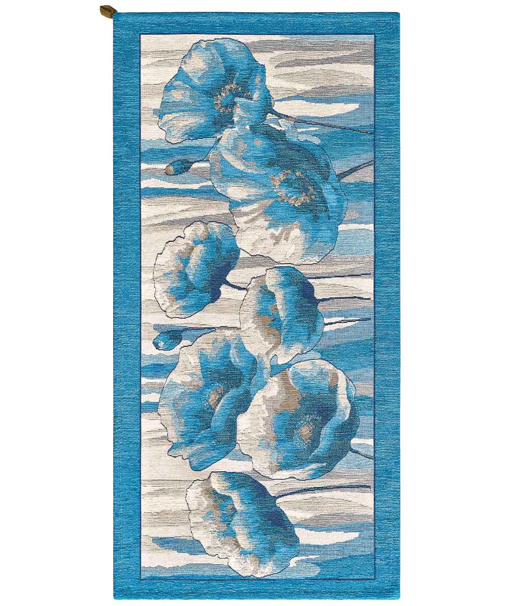AMSTERDAM 55x240 cm JEANS Dywan welurowy antypoślizgowy | GalleriaFarah1970