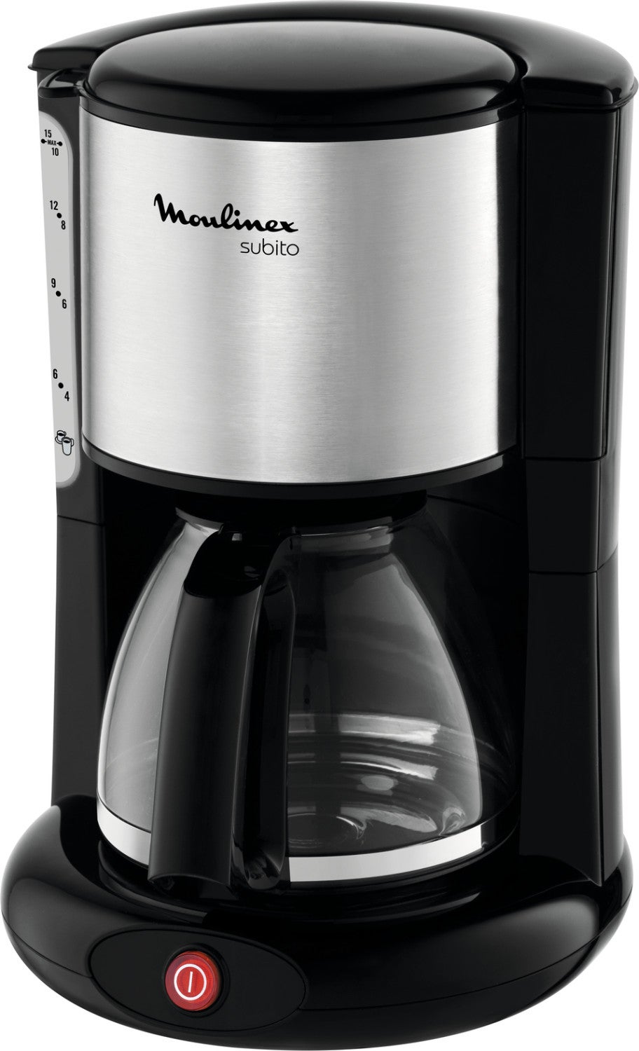 Moulinex FG3608 Machine à café avec filtre à café moulu 10 tasses 1,25 L 1000 W Acier inoxydable Noir - 2