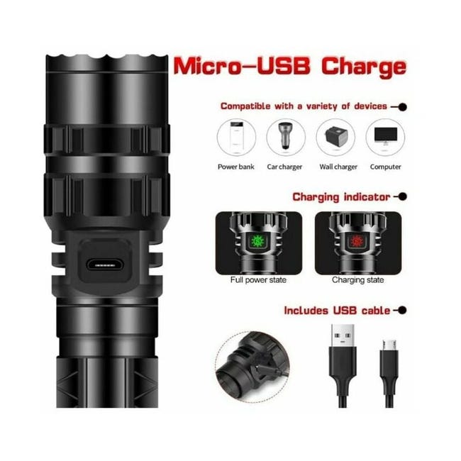 DRAPER RECHARGEABLE LI - ION COB SMD SLIMLINE INSPECTION TORCH ( GREEN - Foto 6