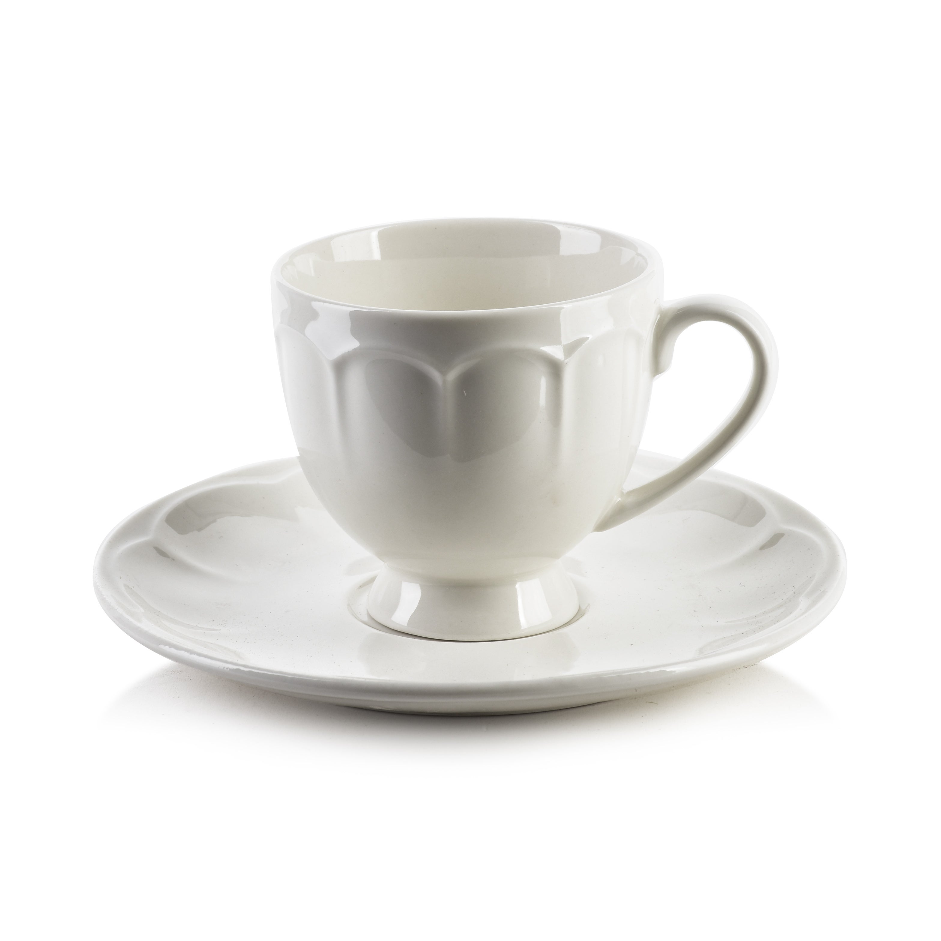 Hella filiżanka ze spodkiem espresso50ml 7x9x6,5 cmspodek 13x1,5 cm