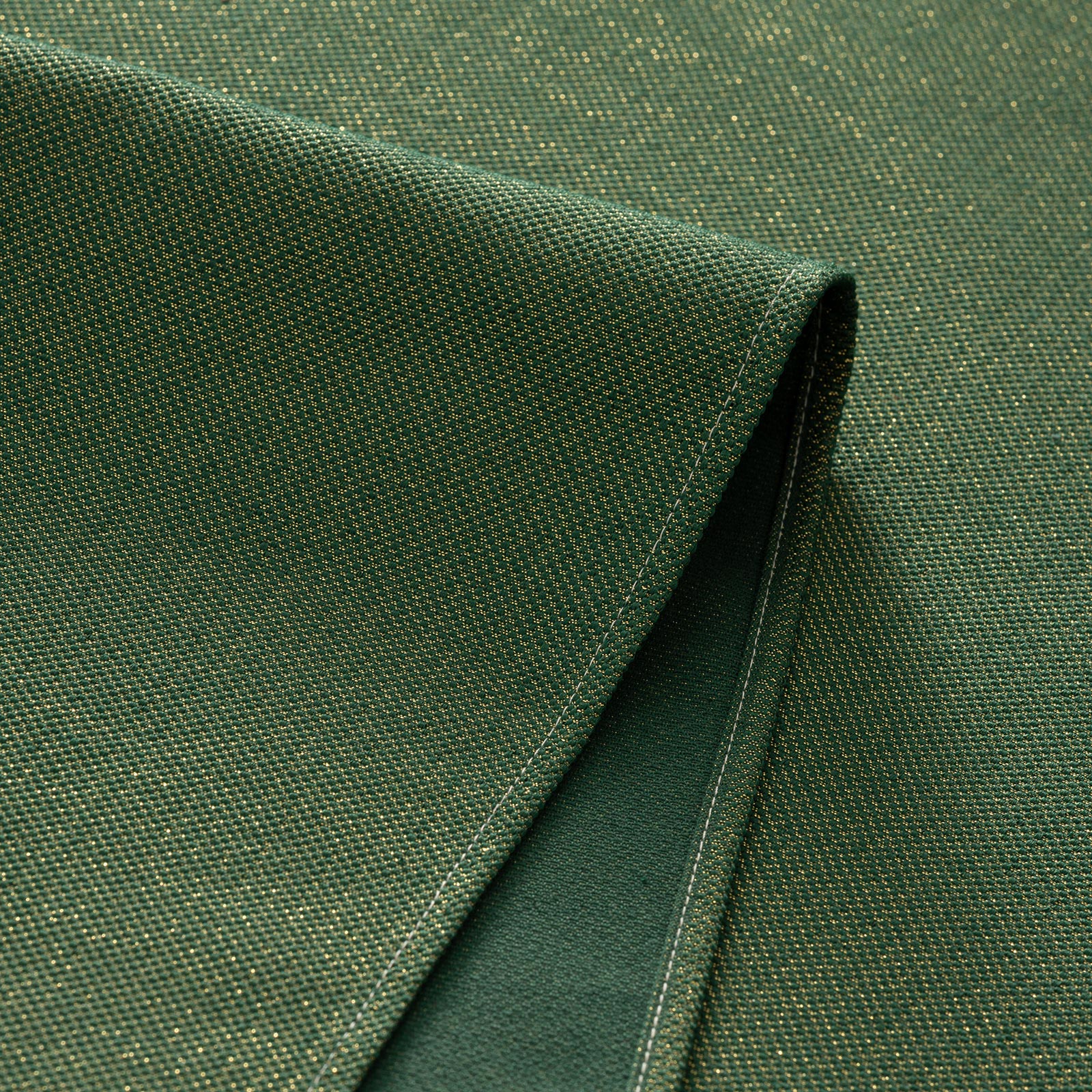 Runner da tavola natalizio in cotone jacquard verde 45x135 cm - Lights - 3