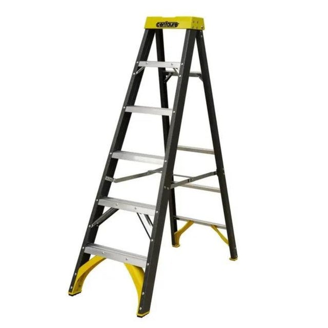 Escabeau en fibre de verre SWING PRO 5 marches - hauteur de travail max 2,85m