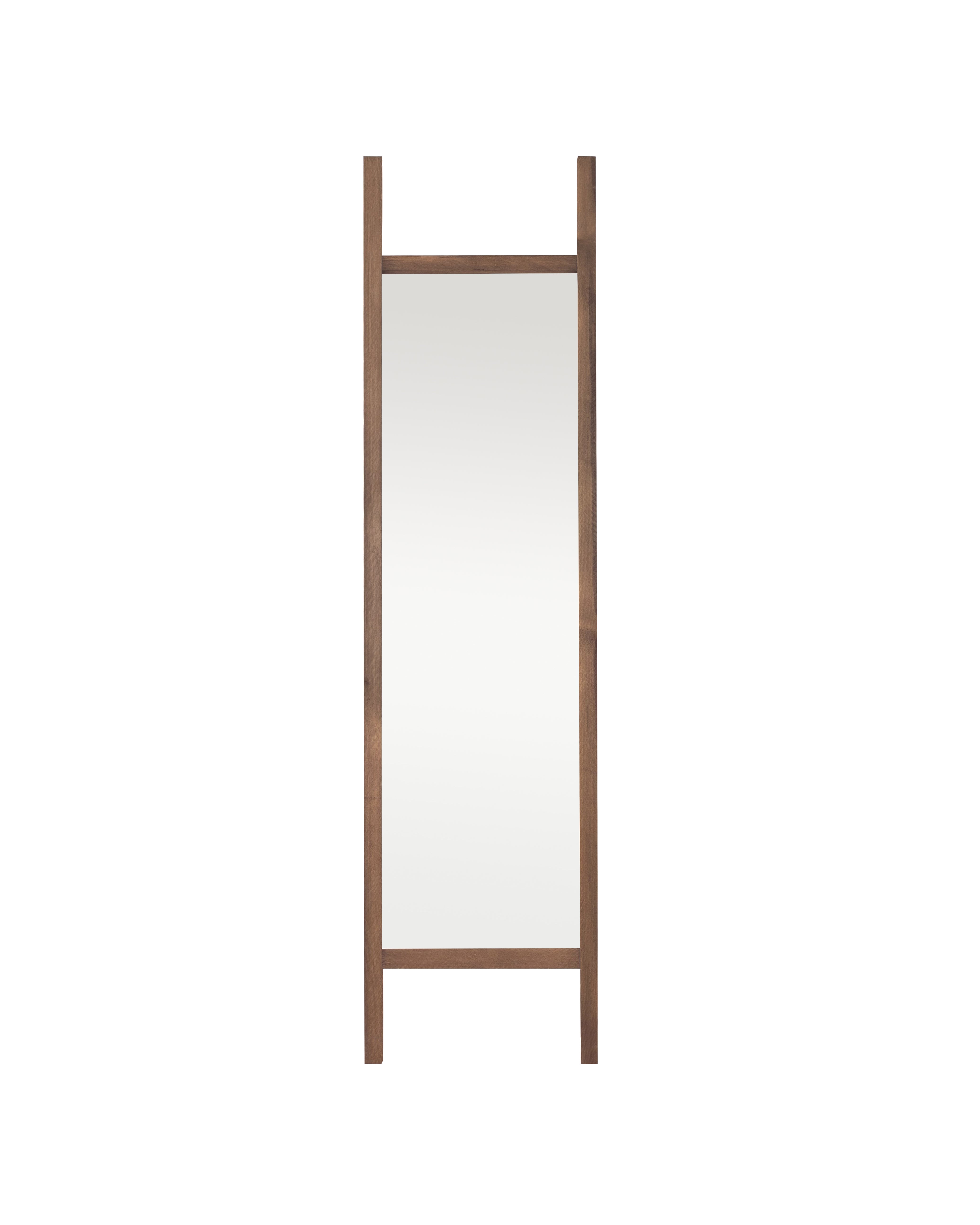 Miroir effet bois couleur chêne foncé 45x180x3,5cm Leroy Merlin