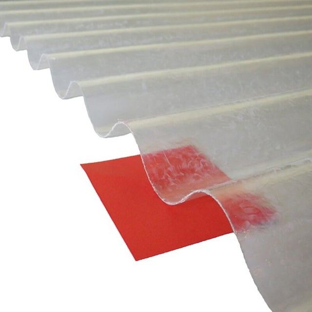 Plaque polyester ondulée toit translucide (PO 76/18) - 90cm x 2m