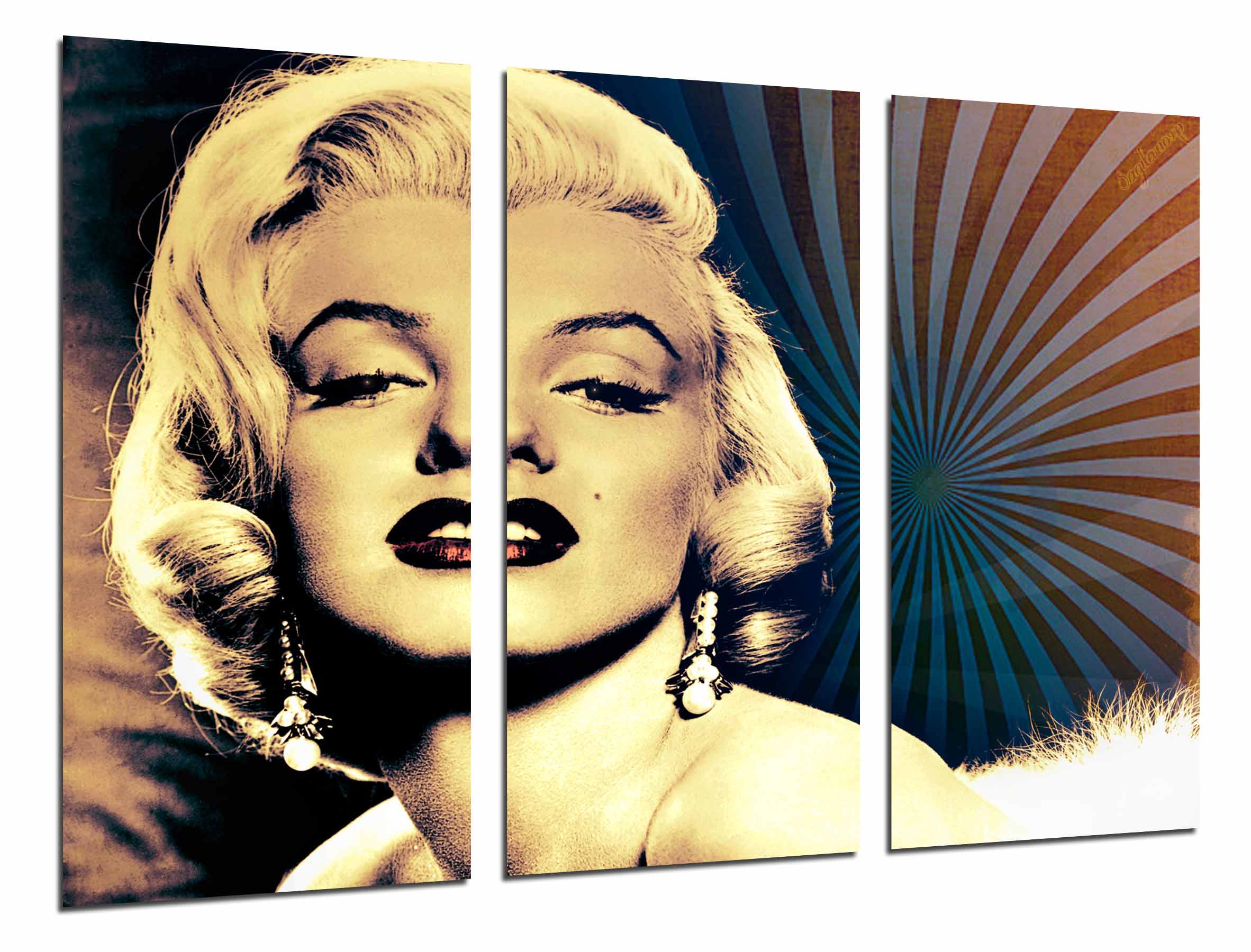 Actriz marilyn monroe, icono, rubia, mito, impresión fotográfica sobre madera, cuadro moderno decorativo