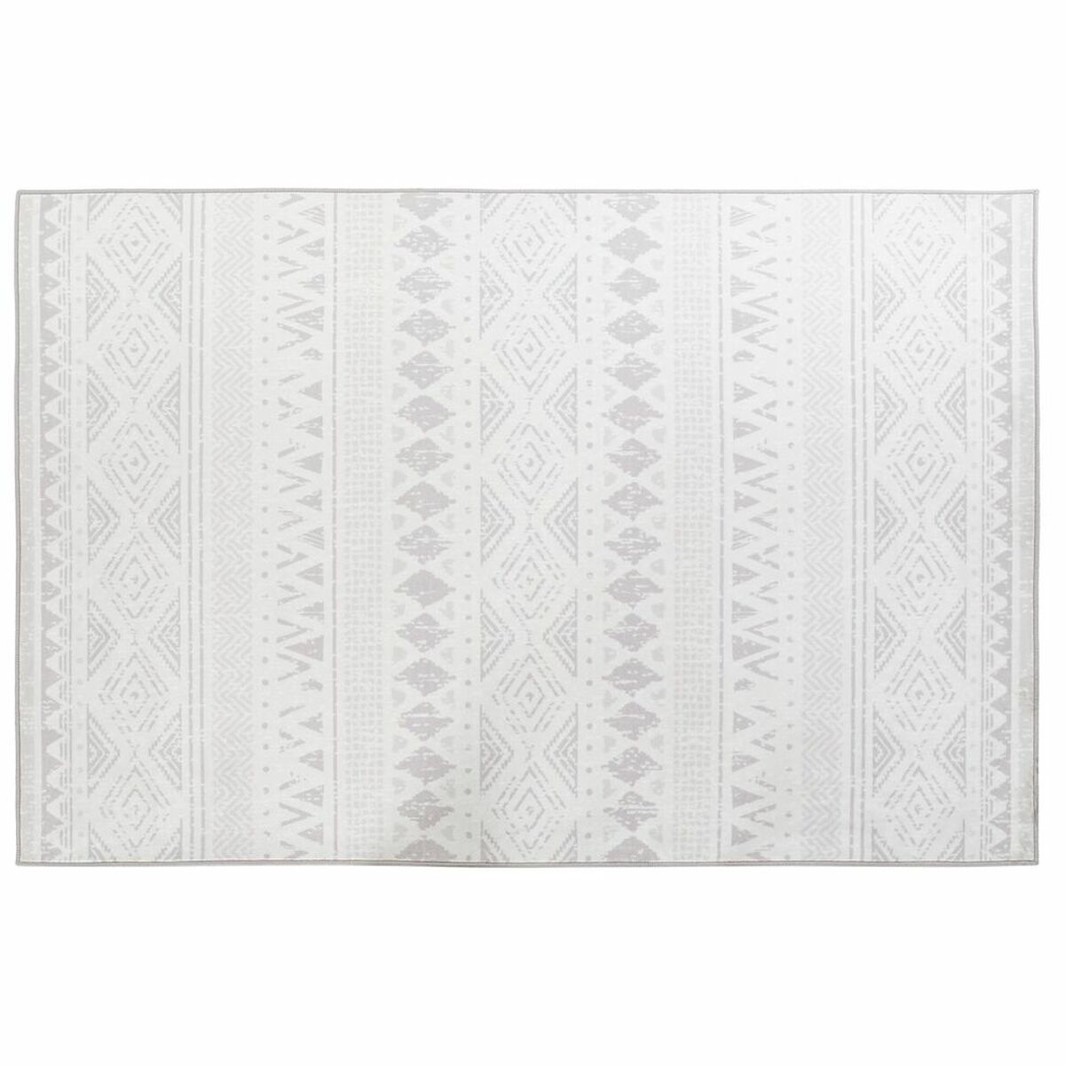 Alfombra dkd home decor beige blanco ikat (200 x 290 x 0,4 cm)