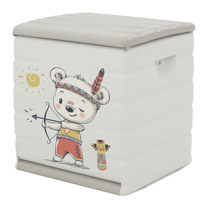 Skrzynia żywiczna Tedi o wymiarach 61x60x53 cm i pojemności 190L