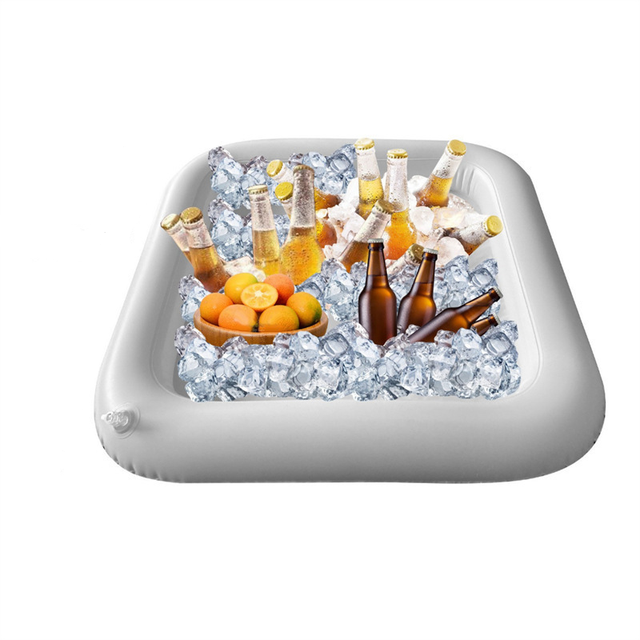 Gilet Bière Transparent Avec Paille – Gonflable, Double Couche, Pour Fêtes Et Festivals