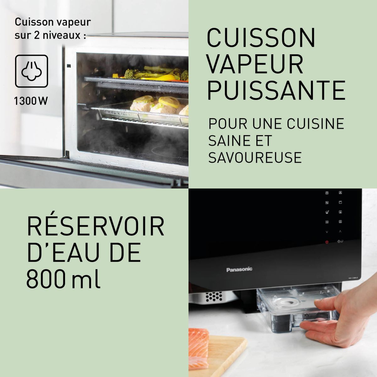 Micro ondes combiné PANASONIC NN-CS88LBEPG - 4