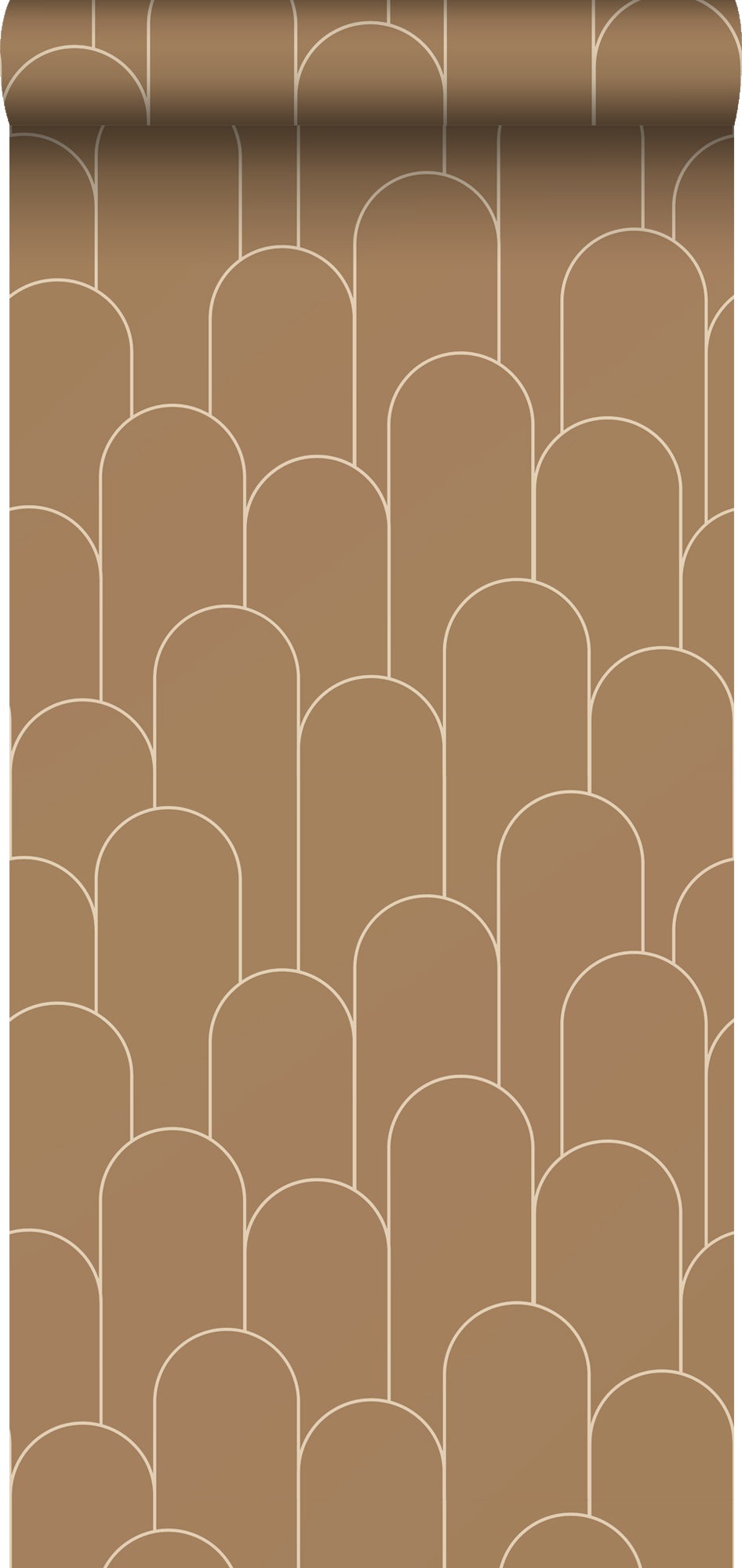 Tapeta motyw art déco terakota - 50 x 900 cm - ESTAHOME