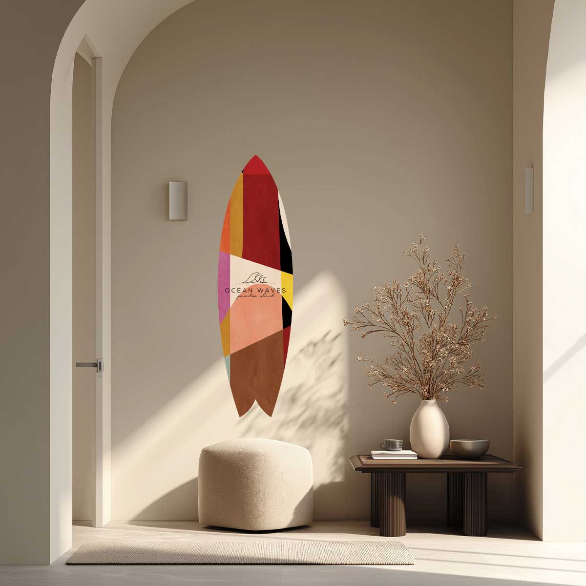 Planche de surf décorative Pop Color - 40x140cm - 3