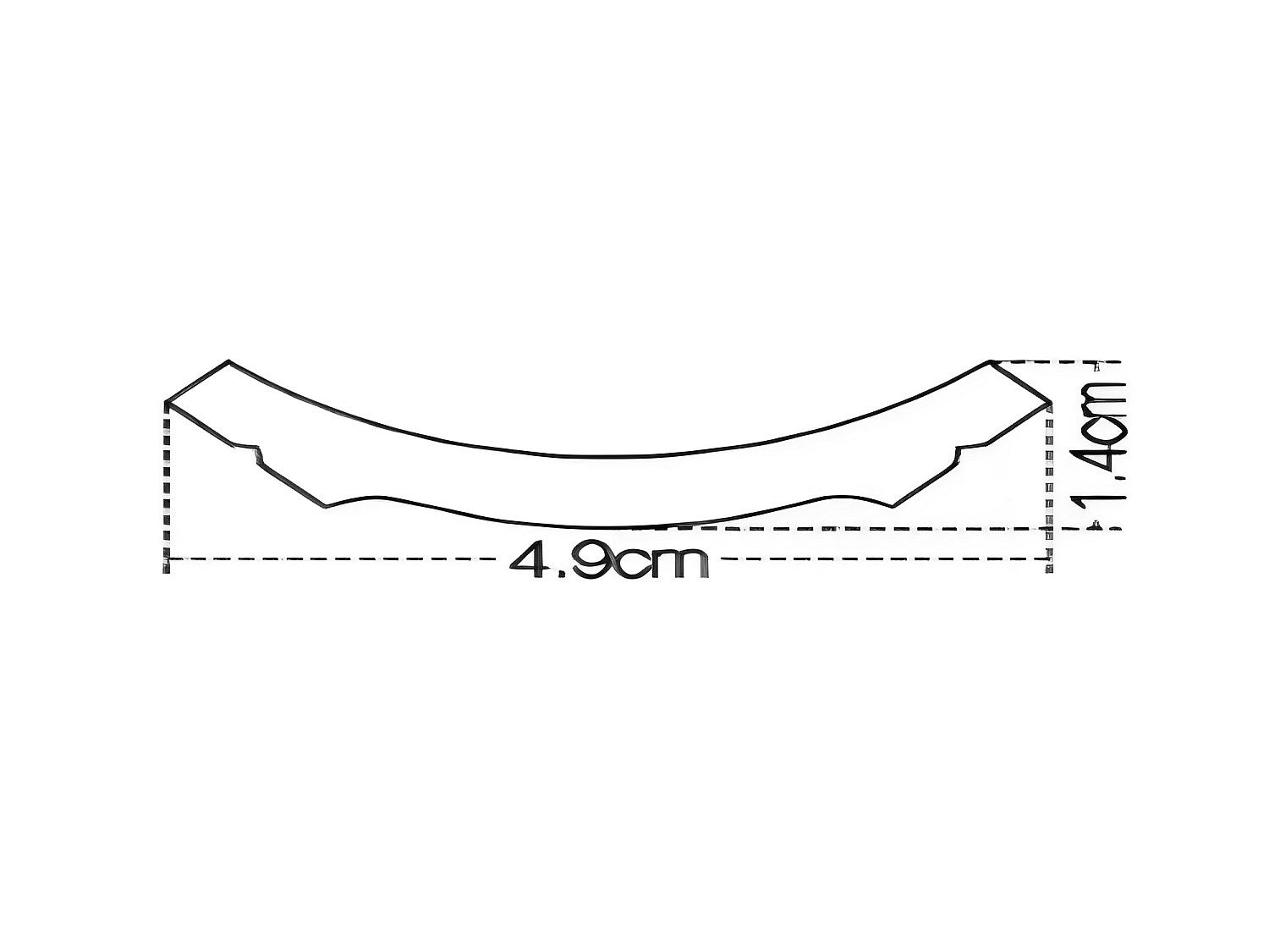 Lot de 3 corniches plafond en polystyrène L290 x l1.4 x H5 cm blanc - RENODA - 8