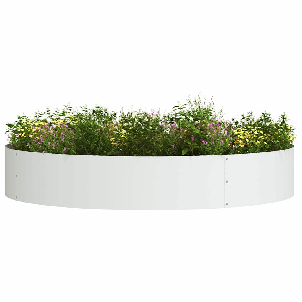 Anneau de jardinière Blanc 120 x 120 x 20 cm - 3