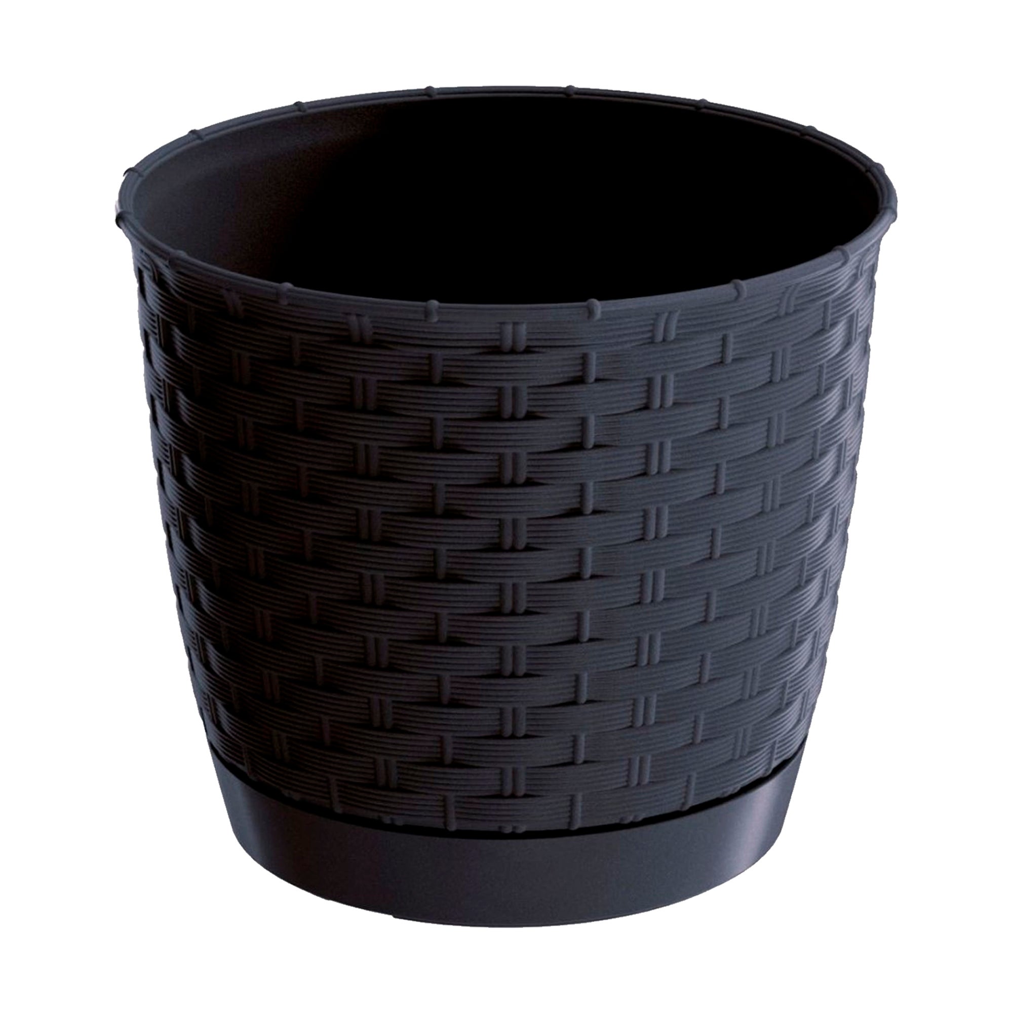 Set di vasi da fiori da balcone Ratolla antracite 590 x 154 x 142 mm