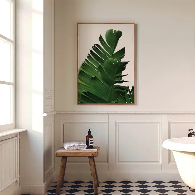 Feuilles de bananier que je peins - 2
