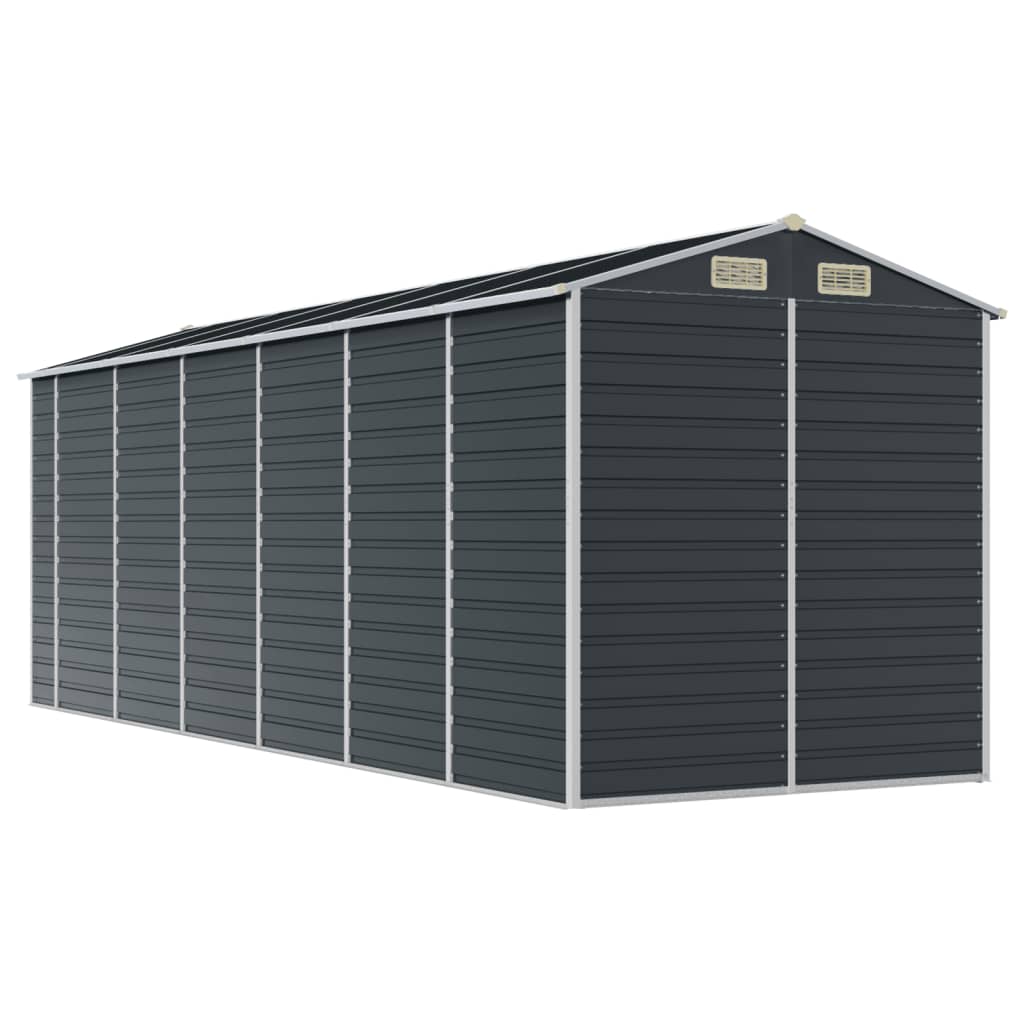 Maison Exclusive - Abri de jardin anthracite 191x555x198 cm acier galvanisé - 7