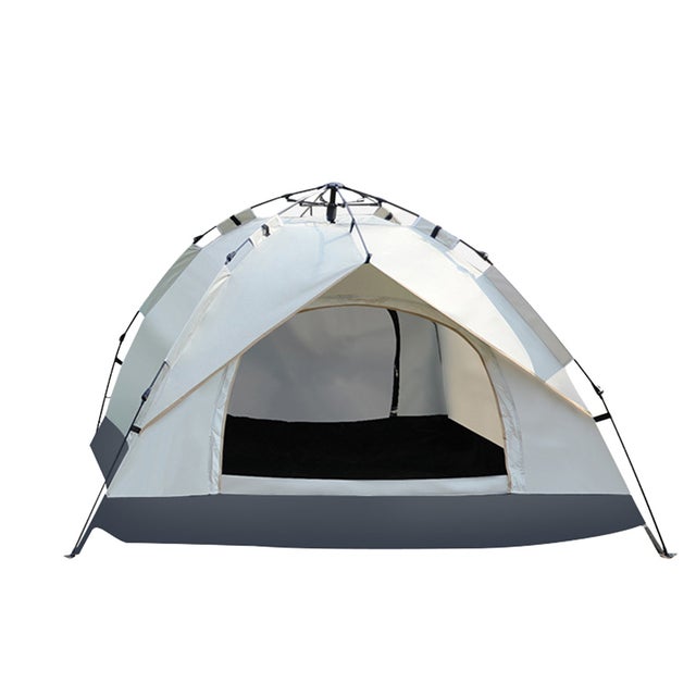 Tende istantanee per il campeggio, tenda popup da 4 persone con 2 porte 4 finestre in rete, impermeabile, facile da montare per il campeggio | SHEIN ALIA
