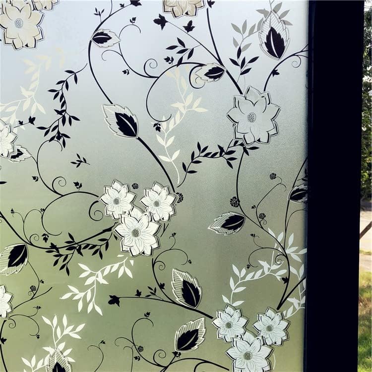 Lámina para ventanas con diseño floral, lámina electrostática para ...
