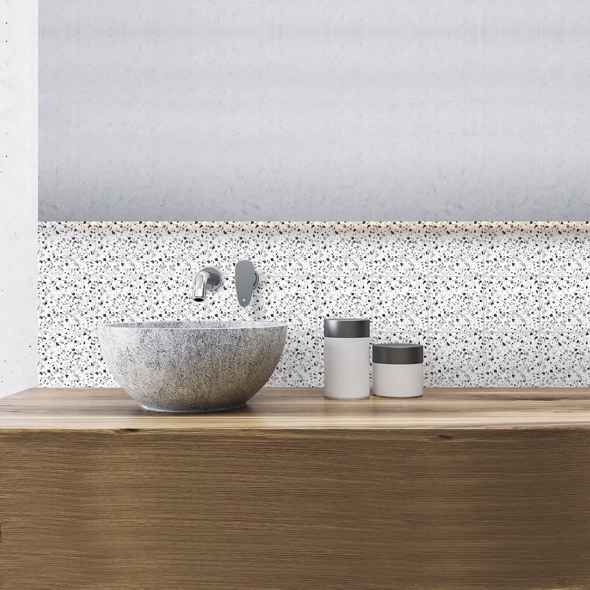 9 adesivi piastrelle terrazzo cefalu - Sticker adesivo - adesivi murali - 9stickers20x20cm - 5