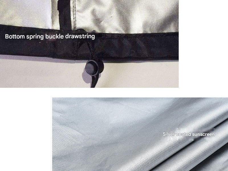 Housse de protection anti-poussière pour meubles d'extérieur, protection UV, housse de chaise de jardin, housse de protection imperméable - 4