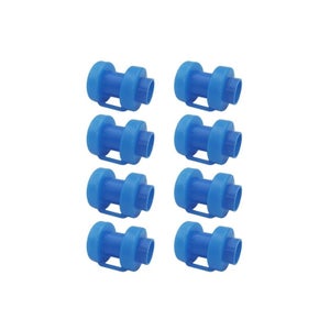 Set 8 Tappi Protettivi Per Aste Di Rete Da Trampolino – Diametro 25 Mm, Robusti E Resistenti Alle Intemperie - copertina