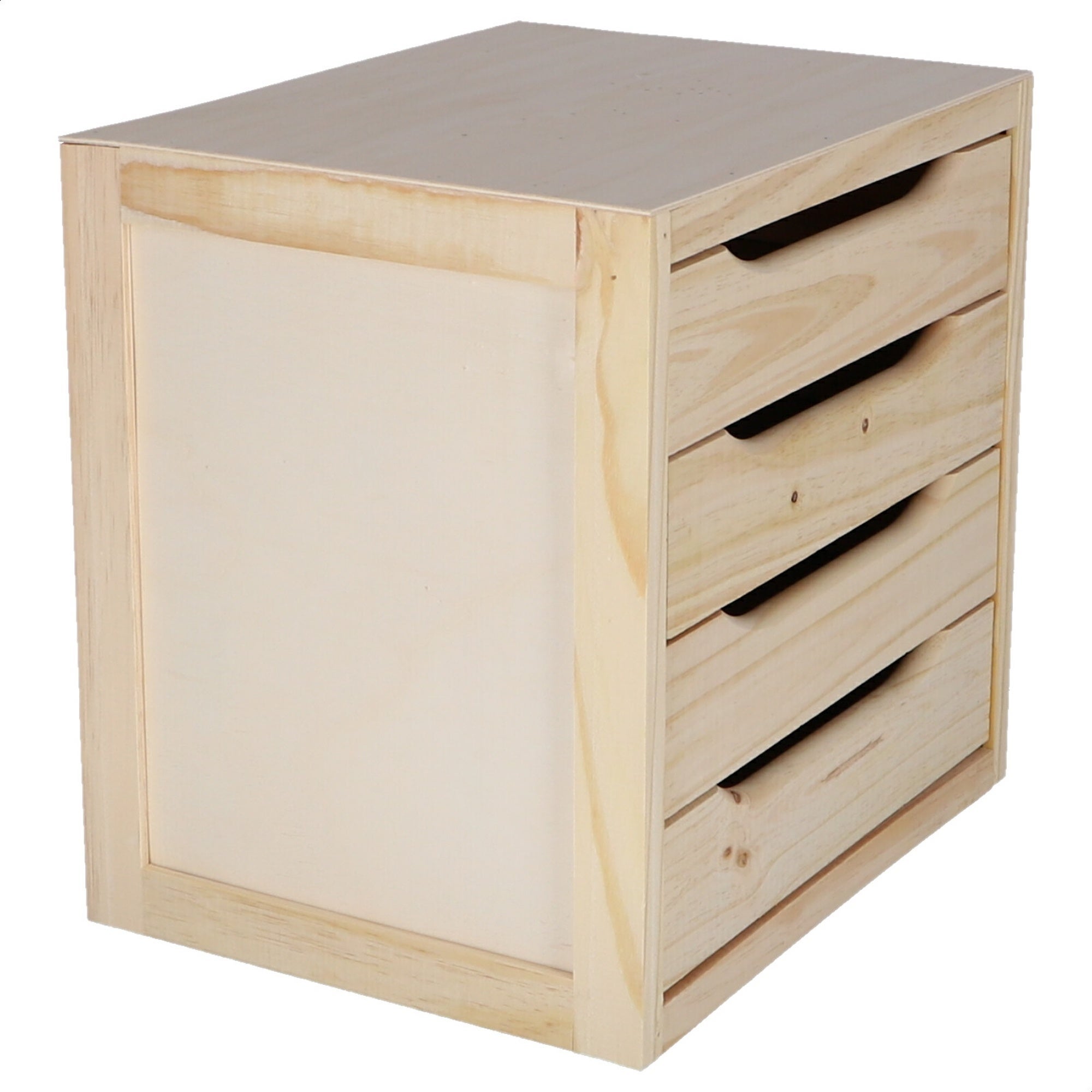 WELL HOME MOBILIARIO & DECORACIÓN Commode 4 tiroirs finition sans vernis - 5