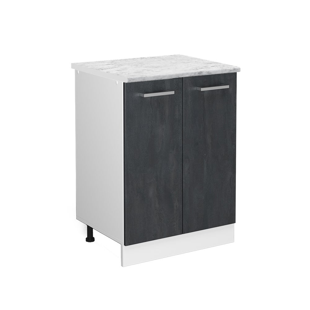 Vicco Szafki kuchenne R-Line, Czarny beton, 60 cm BP Marmur