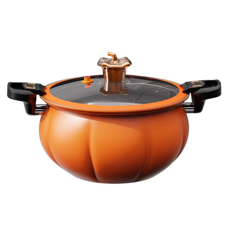 Cocotte Citrouille, Casserole Ceramique, Vaisselle Automne Pumpkin AntiadhéSive Convient Au Four, à La Plaque à Induction, Au Four à Micro-Ondes (Cornes De Mouton
