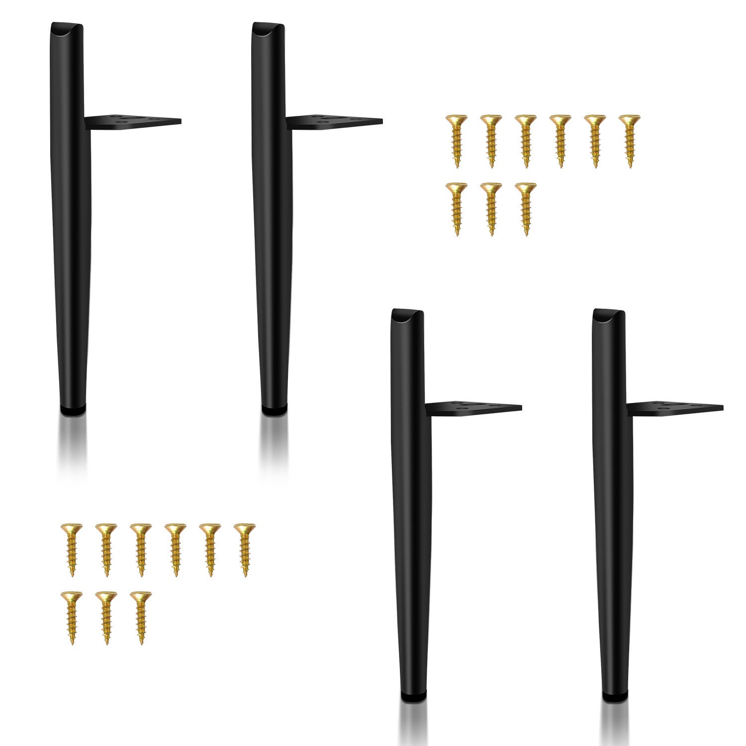 Lot De 4 Attaches De Rail Rockler – Acier Galvanisé, Pour Lit Meuble, Support Complet