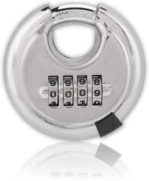 Lucchetto A Combinazione NovLock Nero – Arco 8mm, Resistente Alle Intemperie, Per Cancelli, Capanni, Armadietti