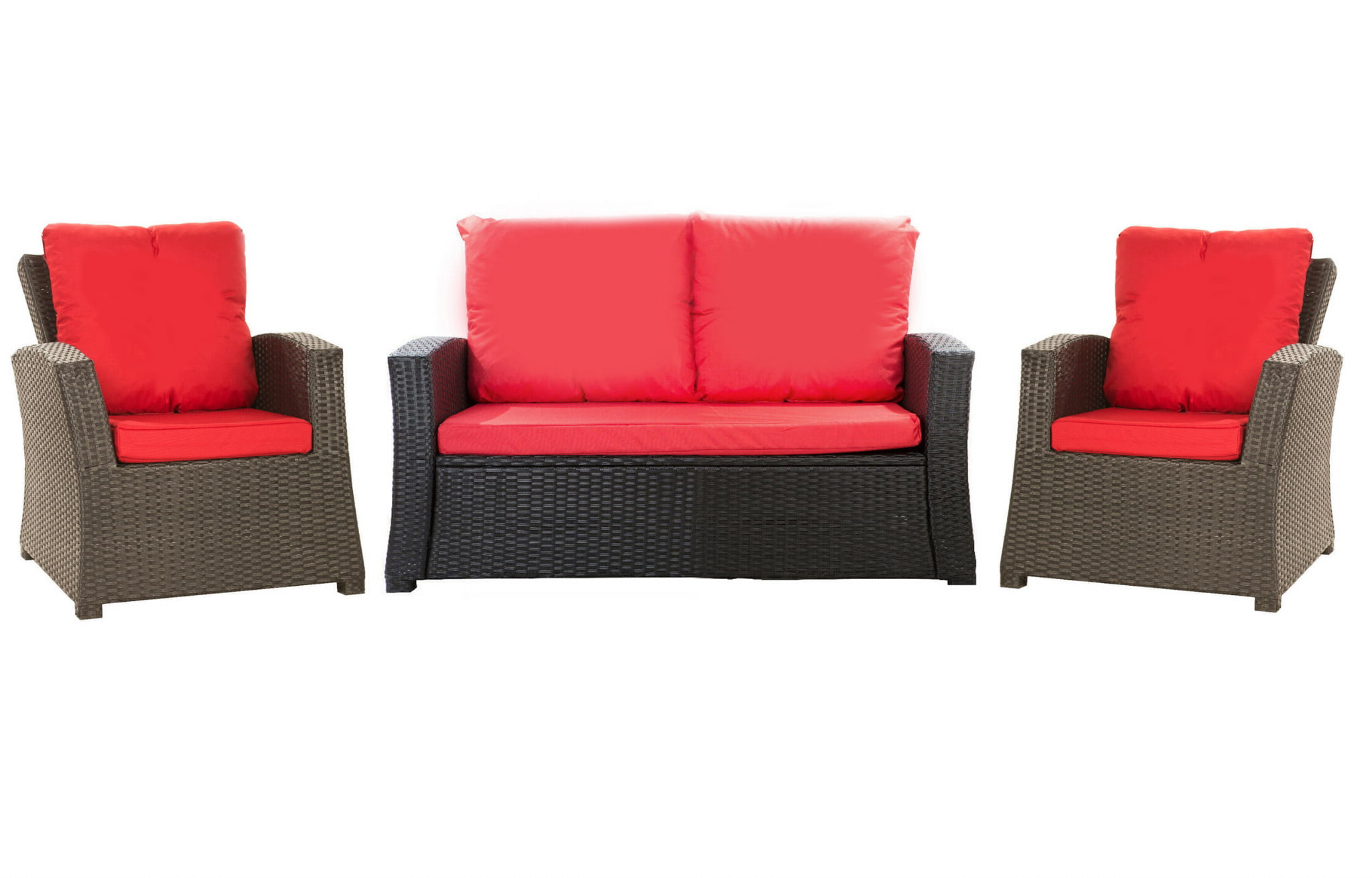 PillowPrim Juego De Cojines Para Sillas De Ratán/mimbre, Respaldo De Asiento, Cojín Para Exteriores, Silla De Jardín, Cojín De Ratán, 60 X 55 X 40 Cm, Color Gris