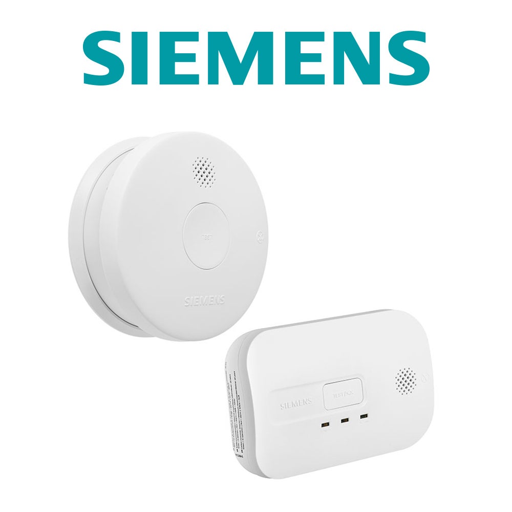 SIEMENS 1 Détecteur de fumée NF 10 ans + 1 détecteur monoxyde de carbone - 2